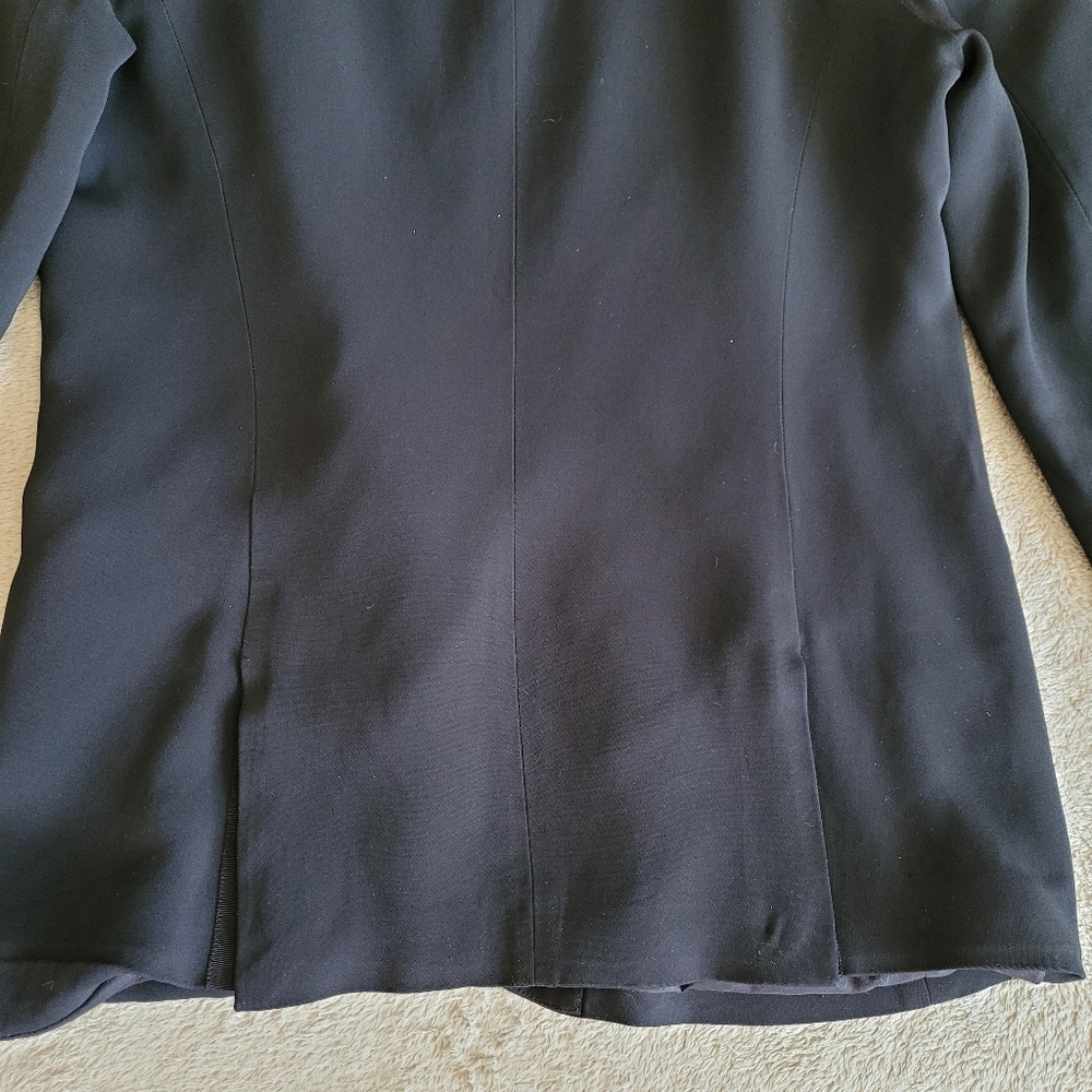 Rebecca Taylor open front black blazer size 4 - Picture 11 of 15